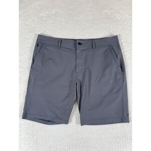 Public Rec Dealmaker Slate Gray Performance Stretch Chino Shorts Sz 34 (36x8.5)
